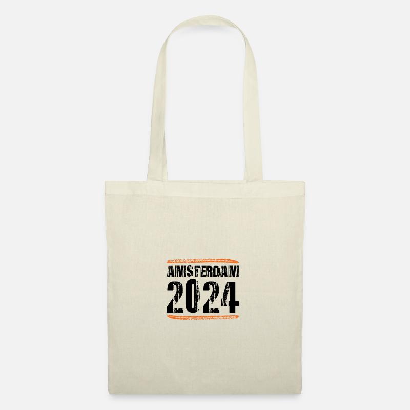 Amsterdam 2024 Spruch - Stoffbeutel - Natur