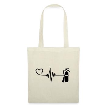 Extincteur Pulse Heart Love - Sac en tissu - nature - Devant