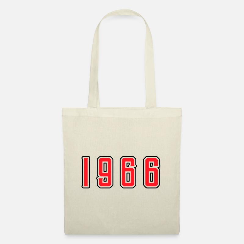 1966 Jahr Geburtstag - Stoffbeutel - Natur