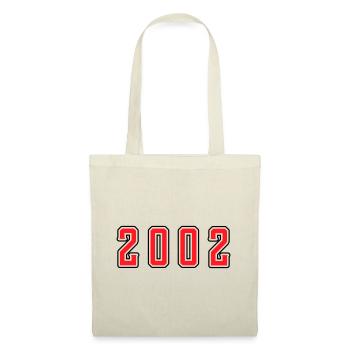 Anniversaire 2002 - Sac en tissu - nature - Devant