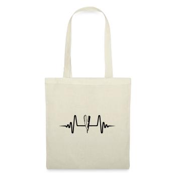 Shaving Barber Pulse - Tote Bag - nature - Front