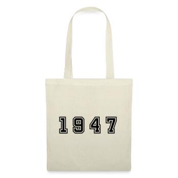 1947 numéro d'année - Sac en tissu - nature - Devant