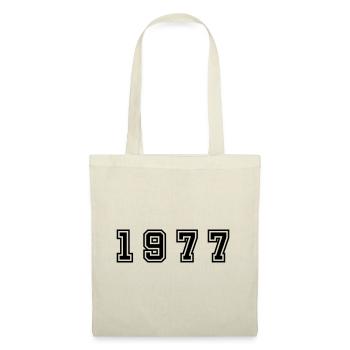 Numéro de l’année 1977 - Sac en tissu - nature - Devant
