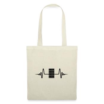 Chocolate Icon pulse - Tote Bag - nature - Front