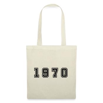 Numéro de l’année 1970 - Sac en tissu - nature - Devant