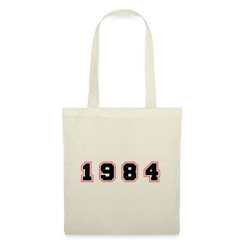 Numéro de l’année 1984 - Sac en tissu - nature - Devant