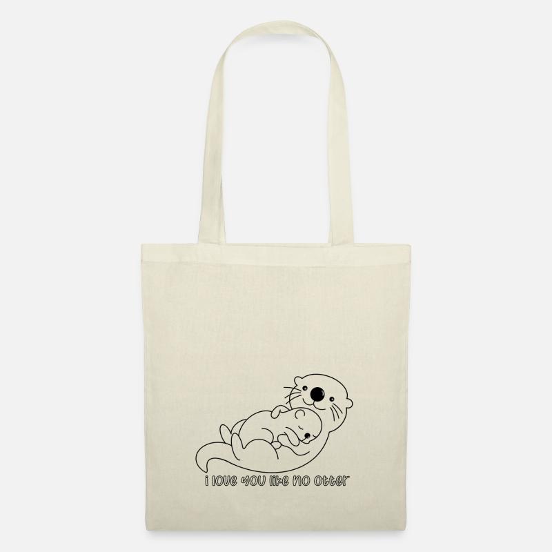 Otter Liebe - Stoffbeutel - Natur