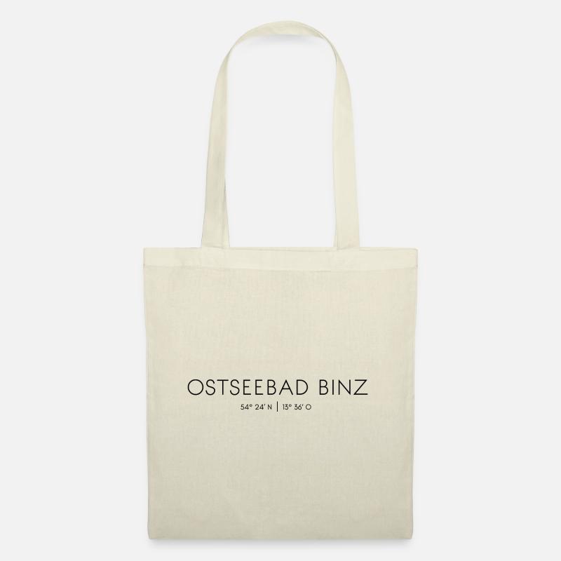 Ostseebad Binz auf Rügen - Stoffbeutel - Natur