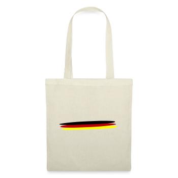 Drapeau de l’Allemagne - Sac en tissu - nature - Devant