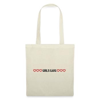 Filles Gang Filles Équipe Coeur Amour - Sac en tissu - nature - Devant