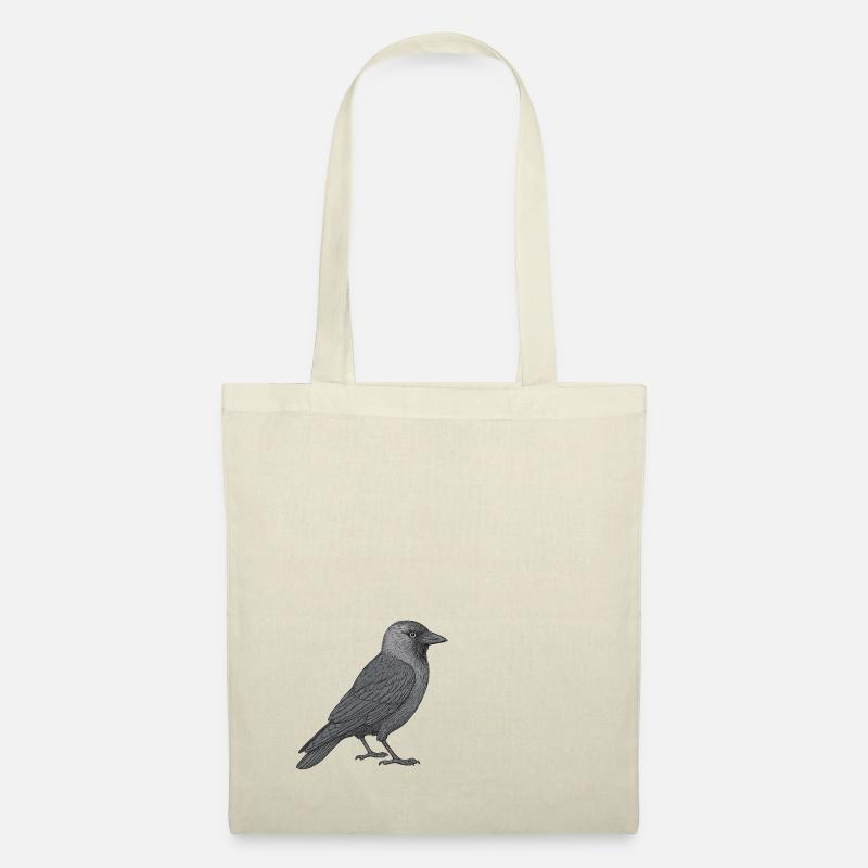 Chew Crow Jackdaw - Tote Bag - nature
