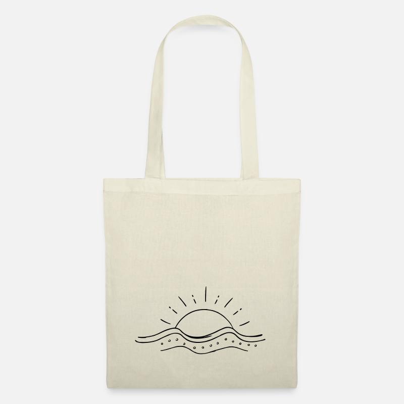 Wave and sun - Tote Bag - nature