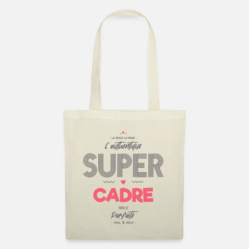 L authentique super cadre - Sac en tissu - nature