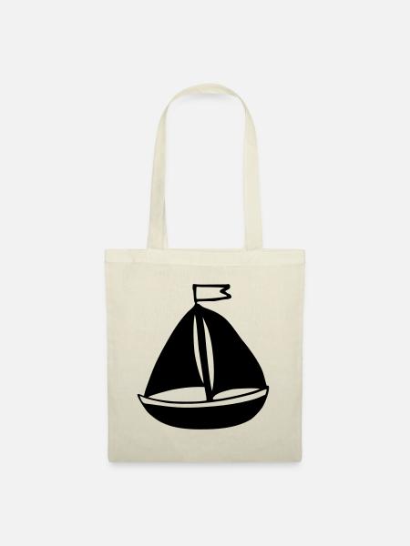 Bateau, bateau, bateau, mer, marin,capitaine - Sac en tissu - nature