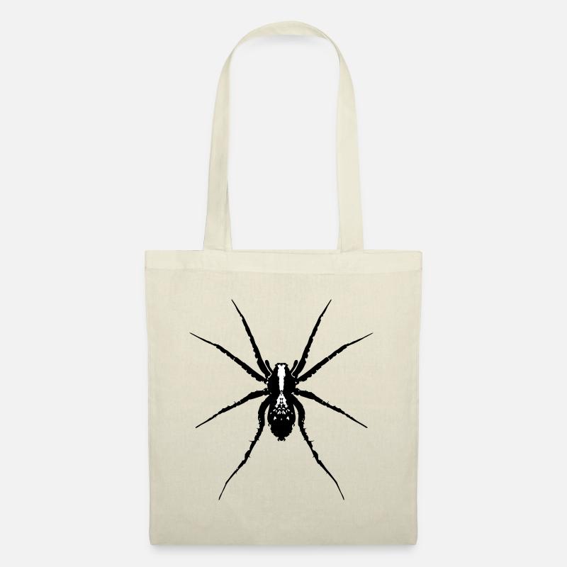 Spinne / Wolfsspinne - Stoffbeutel - Natur