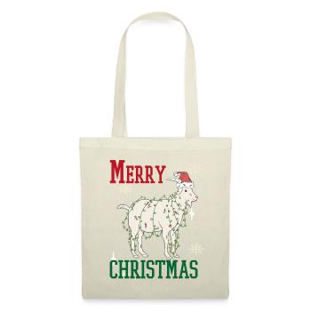 Weihnachten Feiertage Familie - Stoffbeutel - Natur - Vorne