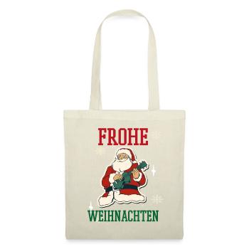 Weihnachten Feiertage Familie - Stoffbeutel - Natur - Vorne