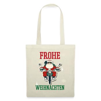 Weihnachten Feiertage Familie - Stoffbeutel - Natur - Vorne