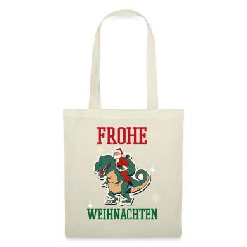 Weihnachten Feiertage Familie - Stoffbeutel - Natur - Vorne