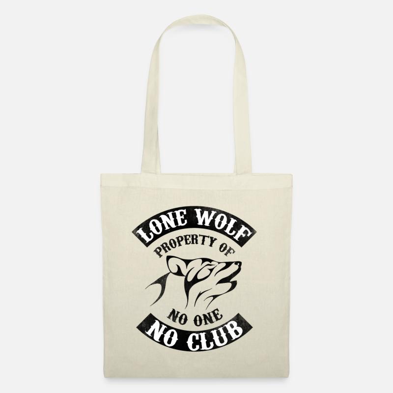 Motorcycle pattern - lone wolf - Tote Bag - nature