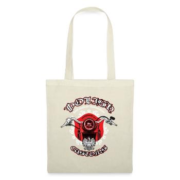 Modèle de moto Douanes polonaises - Sac en tissu - nature - Devant