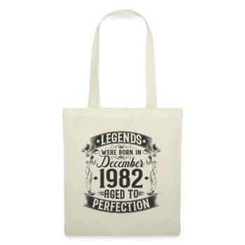 Millésime de décembre né en 1982 millésime anniversaire - Sac en tissu - nature - Devant