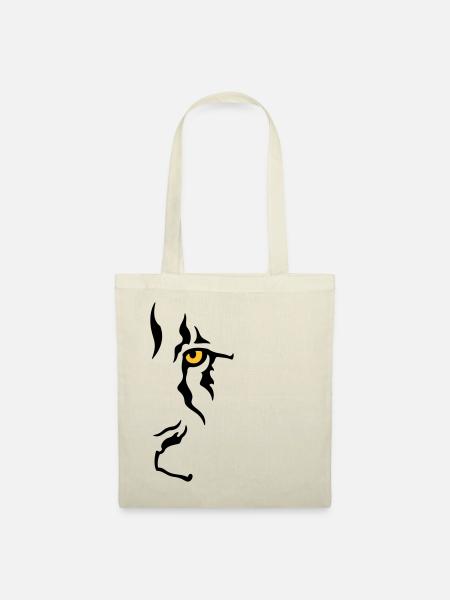 Œil de lion 2 (gauche) - Sac en tissu - nature