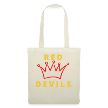 Diables rouge - Sac en tissu - nature - Devant