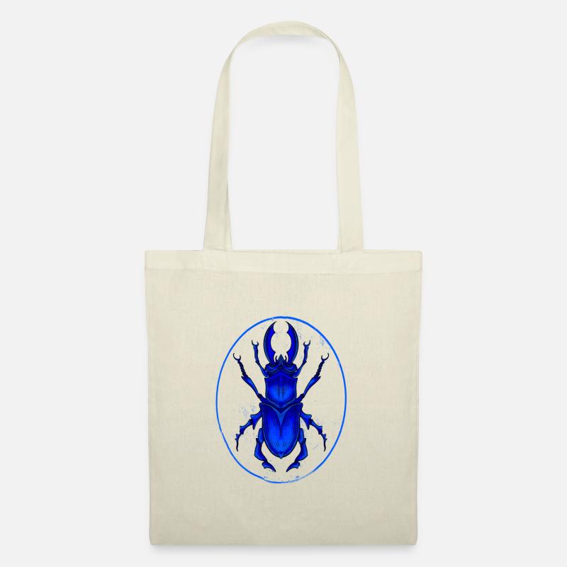 Beetle insect / beetle drawing / tattoo - Tote Bag - nature