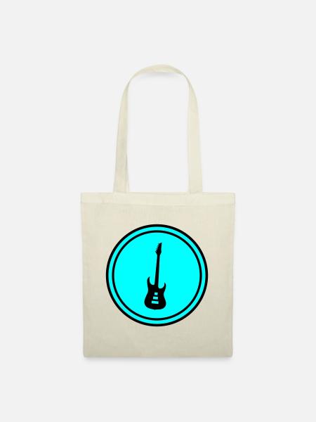 Gitarre Symbol - Stoffbeutel - Natur