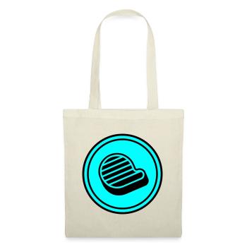 Symbole du steak de viande - Sac en tissu - nature - Devant