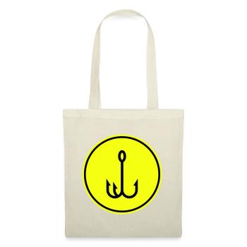 Icône de pêcheur à la ligne - Sac en tissu - nature - Devant