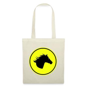 Pferd Horse icon - Stoffbeutel - Natur - Vorne