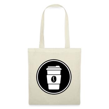 Symbole du café - Sac en tissu - nature - Devant