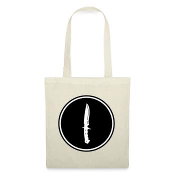 Messer icon - Stoffbeutel - Natur - Vorne