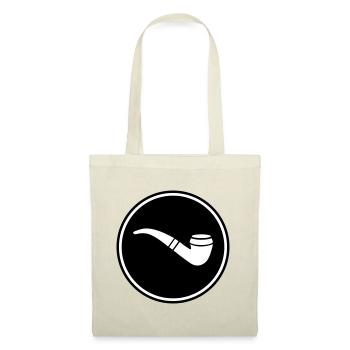 Fumer la pipe - Sac en tissu - nature - Devant