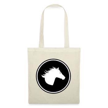 Pferd Horse icon - Stoffbeutel - Natur - Vorne