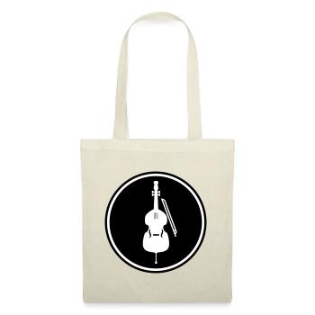 Symbole de l’icône du violon - Sac en tissu - nature - Devant
