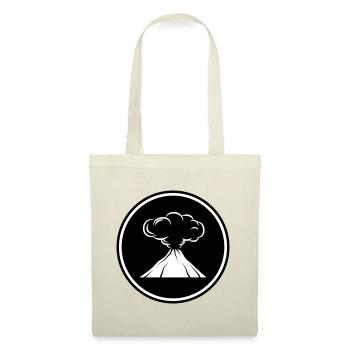 symbole d'icône de volcan - Sac en tissu - nature - Devant