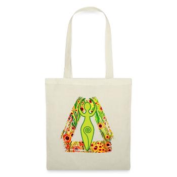 Déesse spirale E 110 - Sac en tissu - nature - Devant