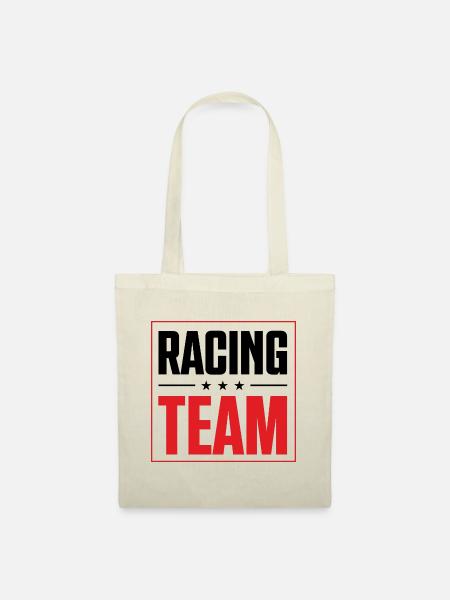 Racing Team - Stoffbeutel - Natur