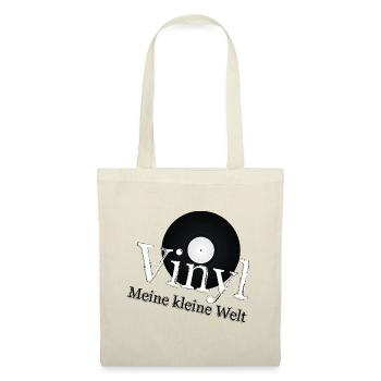 Disque vinyle - My Little World - Sac en tissu - nature - Devant