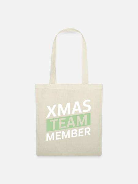 Xmas Team - Stoffbeutel - Natur