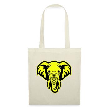 Elephant Head Portrait Icon - Tote Bag - nature - Front
