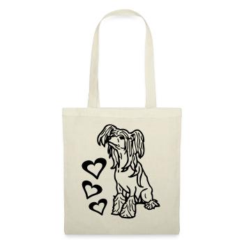 hairless - www.dog-power.nl - Stoffbeutel - Natur - Vorne