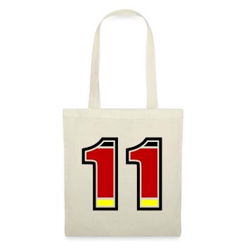 11 Number Germany Jersey - Tote Bag - nature - Front