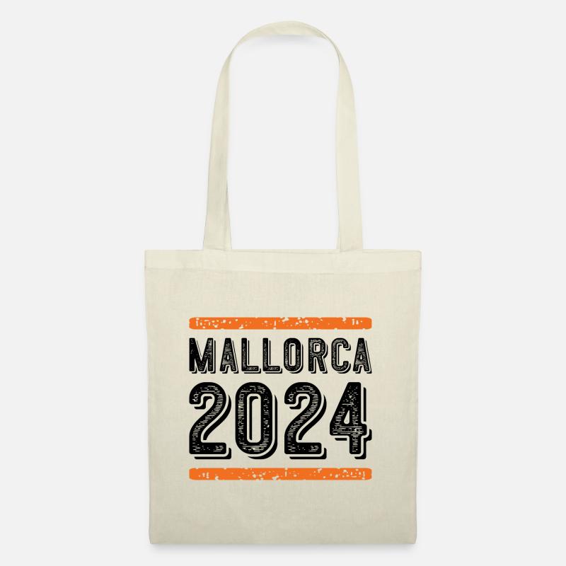 Mallorca 2024 Vintage - Stoffbeutel - Natur