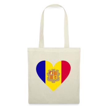 Andorra Heart - Tote Bag - nature - Front