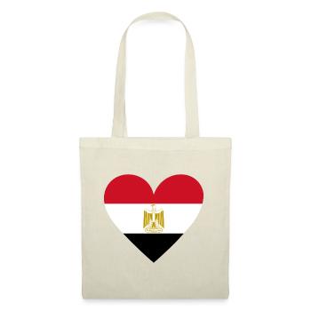 Cœur d’Égypte - Sac en tissu - nature - Devant