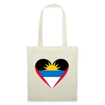 Antigua and Barbuda Heart - Tote Bag - nature - Front